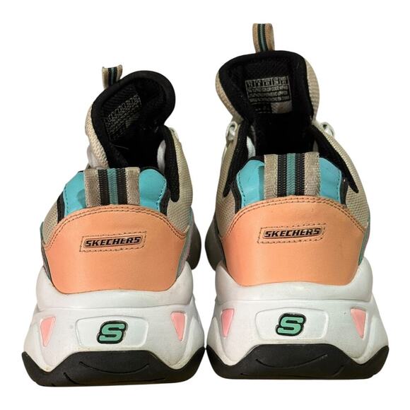 Skechers D'Lites 3.0 Zenway Pastel Sneakers Womens Size 11 Multicolor - Picture 6 of 8